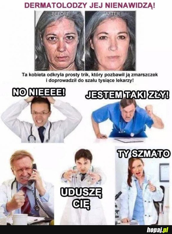 DERMATOLOG WŚCIEKŁY NIEBEZPIECZNY