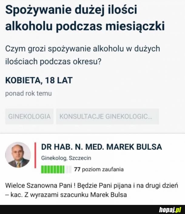 Doktor odpowiada