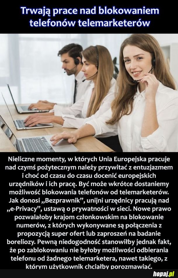  Blokowanie telemarketerów