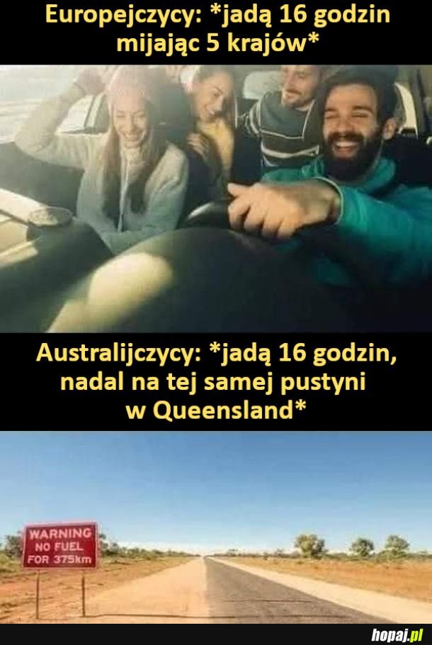 16h drogi w Australii