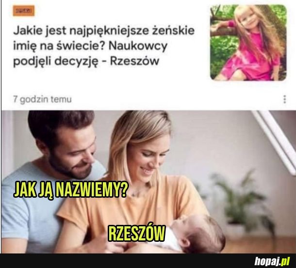 Najpiękniejsze imię na świecie
