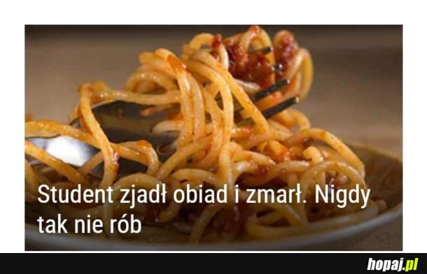 Nigdy nie umierajcie po posiłku