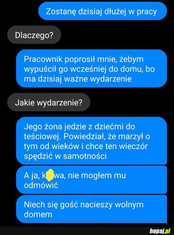 Miło z jego strony