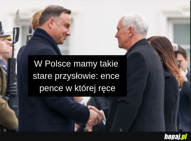 Andrzej Duda i Mike Pence 