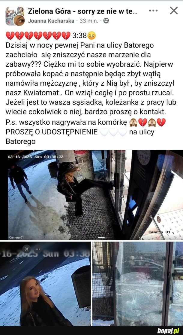 Jak kobieta chce kwiaty to nie ma zmiłuj