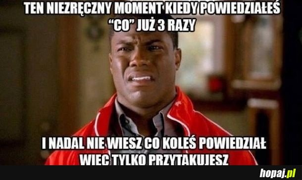 Ten niezręczny moment