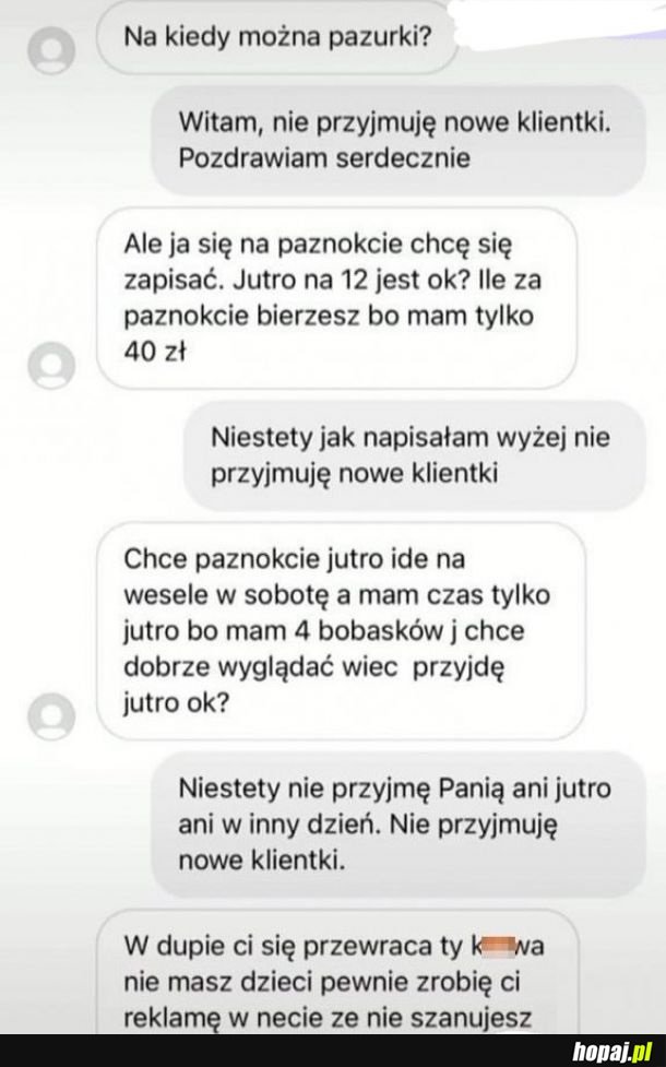 Jak mogła odmówić