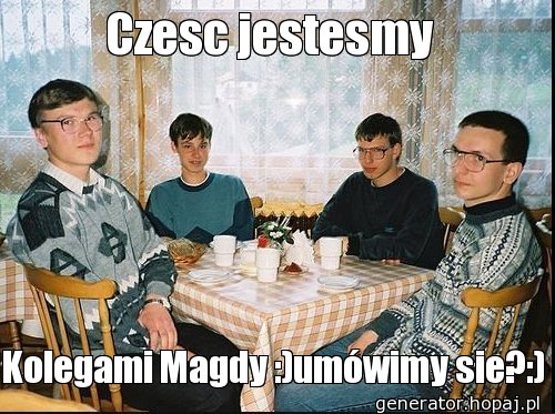 Czesc jestesmy 