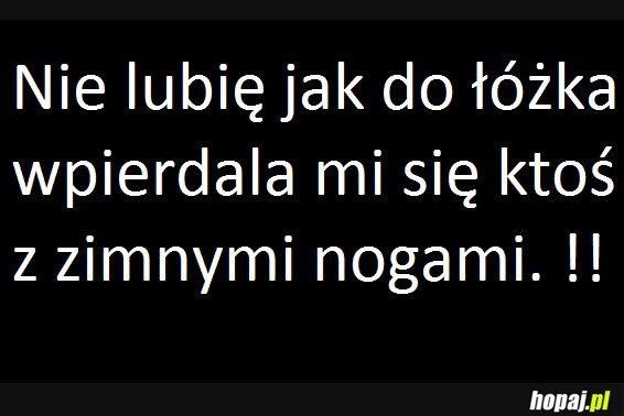 Nie lubię!