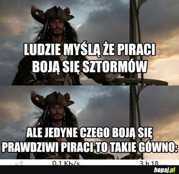 Czego boją sie piraci