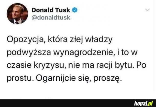 Nawet Tusk już jedzie po Platformie