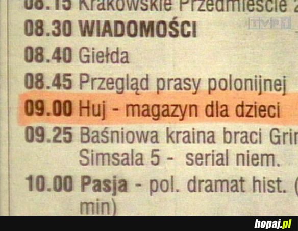 Spoko program!