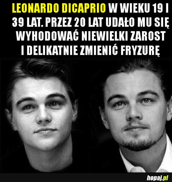 NIESAMOWITA METAMORFOZA LEONARDO DICAPRIO