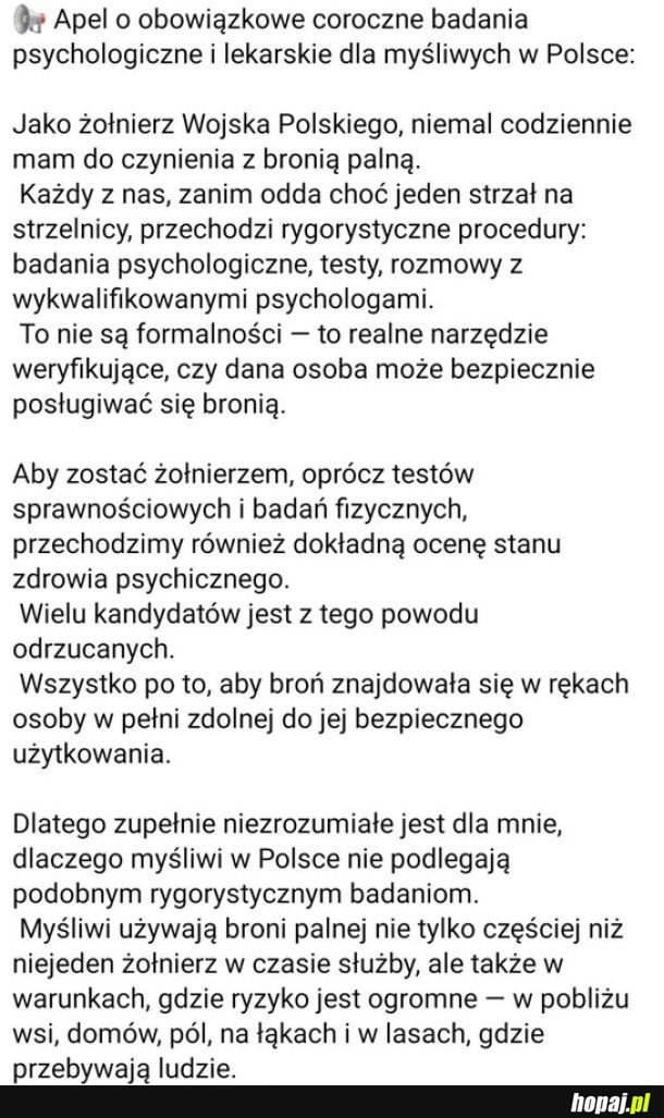 Ważny apel