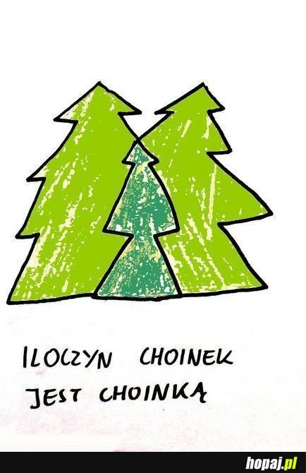 Iloczyn choinek