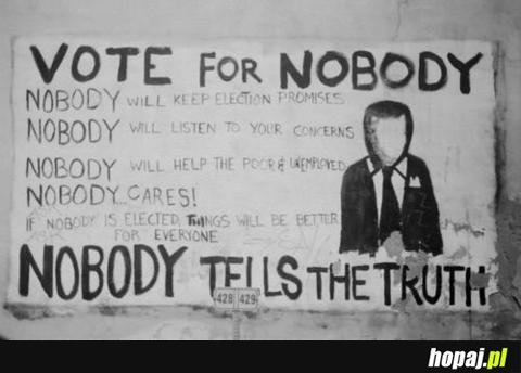 Vote for nobody