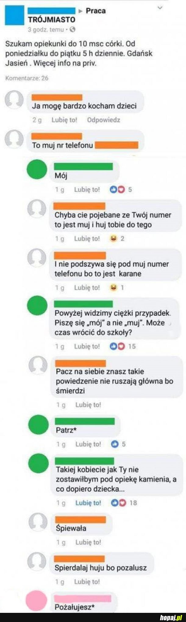 Opiekunka poszukiwana