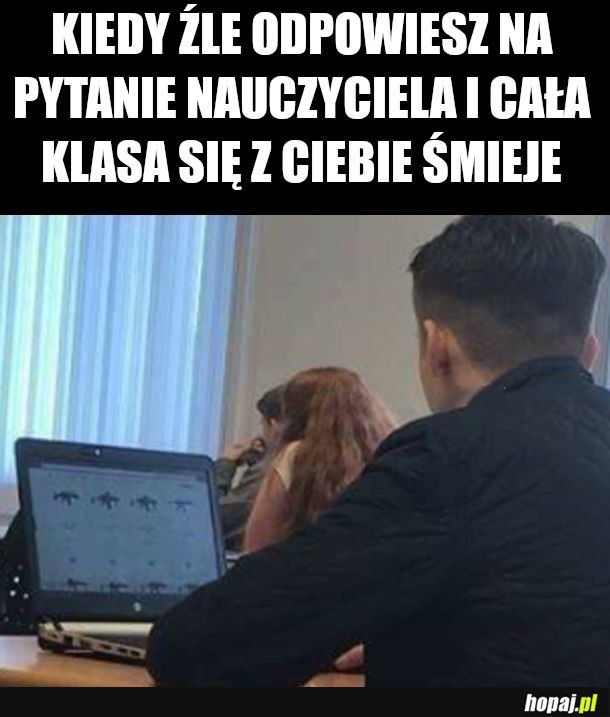 Ten się śmieje kto ma broń