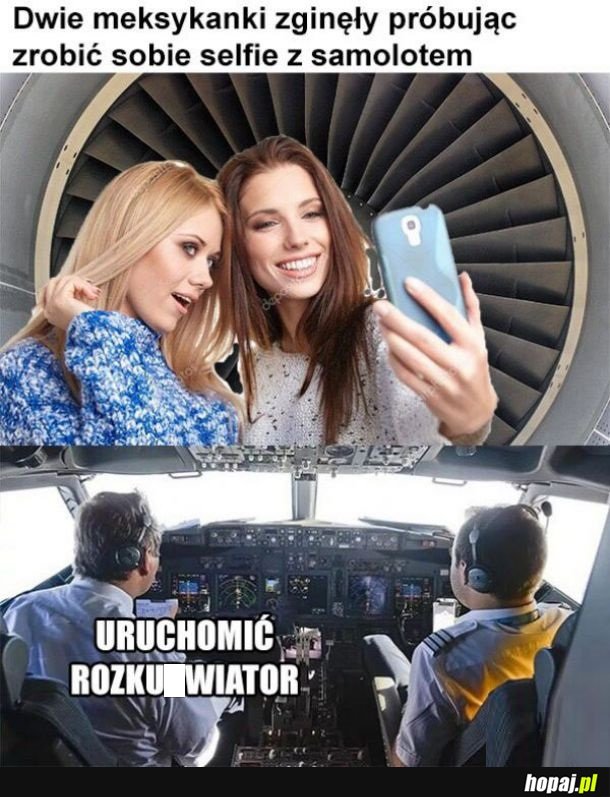Selfie z samolotem