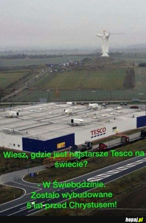 Najstarsze tesco