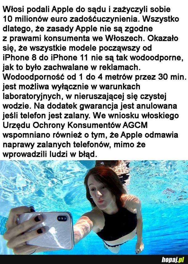 Kara pieniężna dla Apple