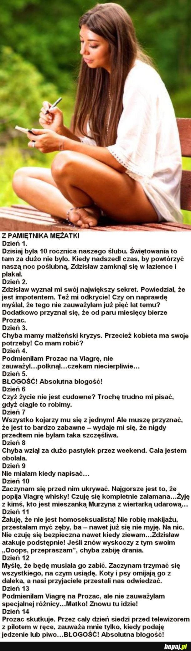 Z PAMIĘTNIKA MĘŻATKI