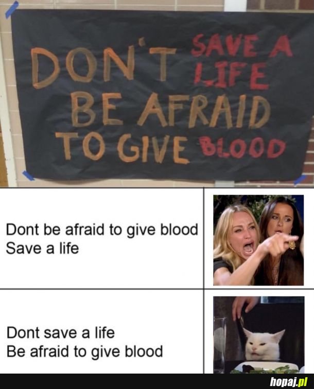 Save a life blood