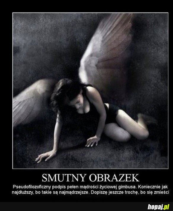 SMUTNY OBRAZEK