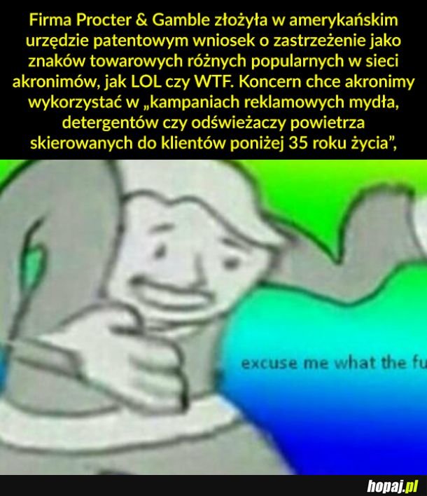 Mam nadzieję, że nie przejdzie
