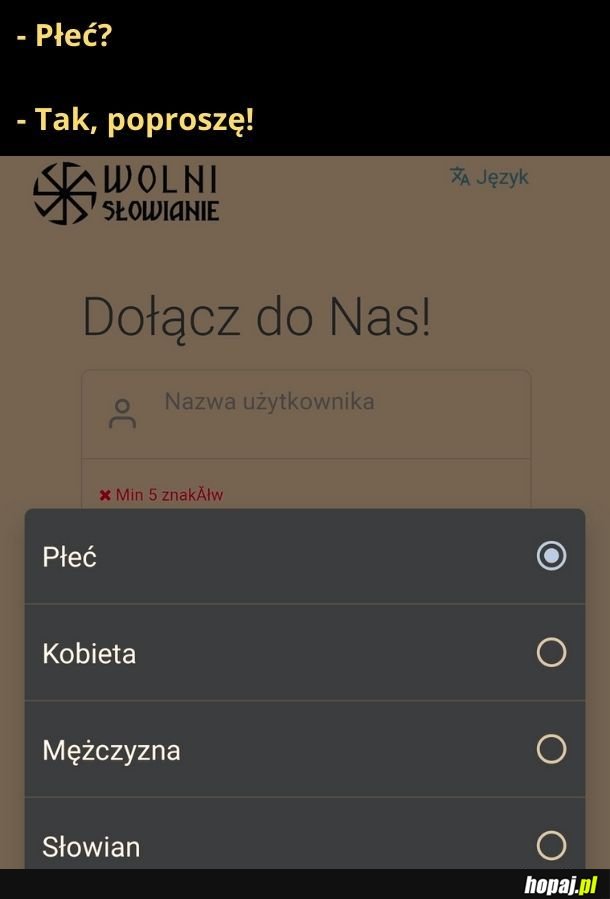 Płeć? Tak, płeć!