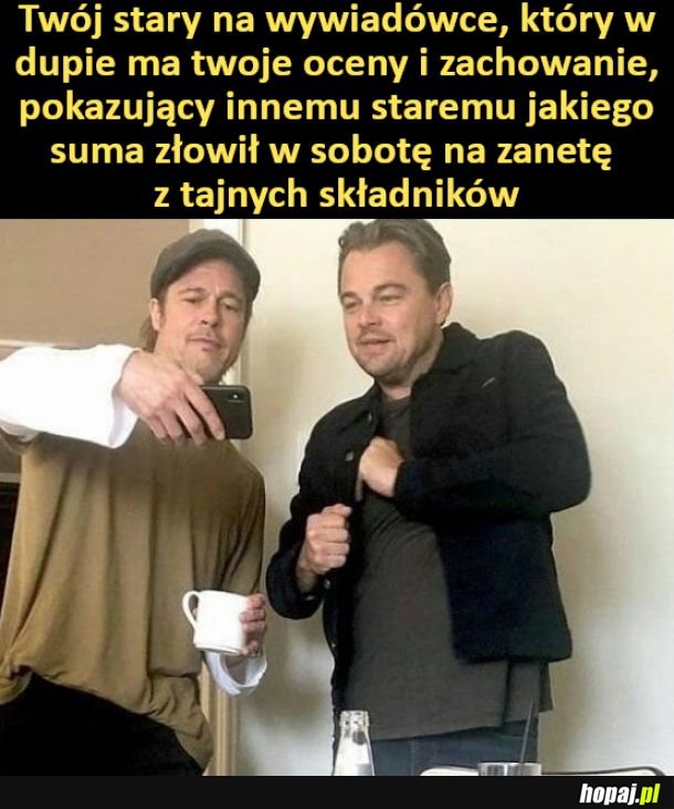 Stary na wywiadówce