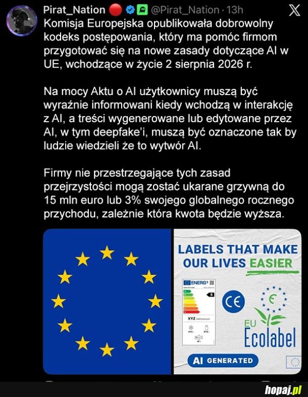 Unia znowu kładzie kłody pod nogi 