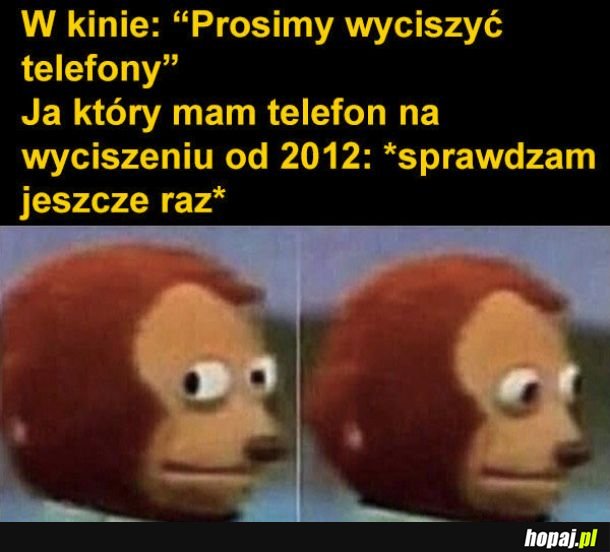 Wyciszenie telefonu