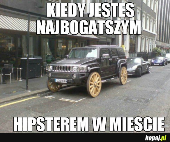 NAJBOGATSZY HIPSTER W MIEŚCIE