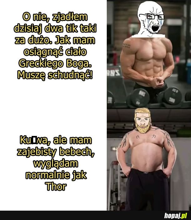 Dwa rodzaje gości na siłce