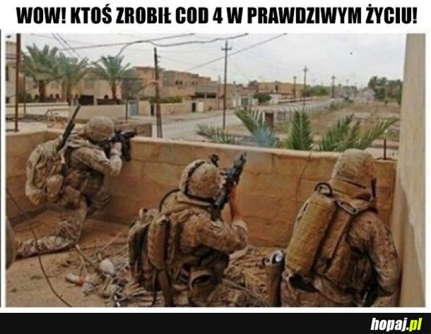 WOW! PRAWDZIWE CALL OF DUTY!