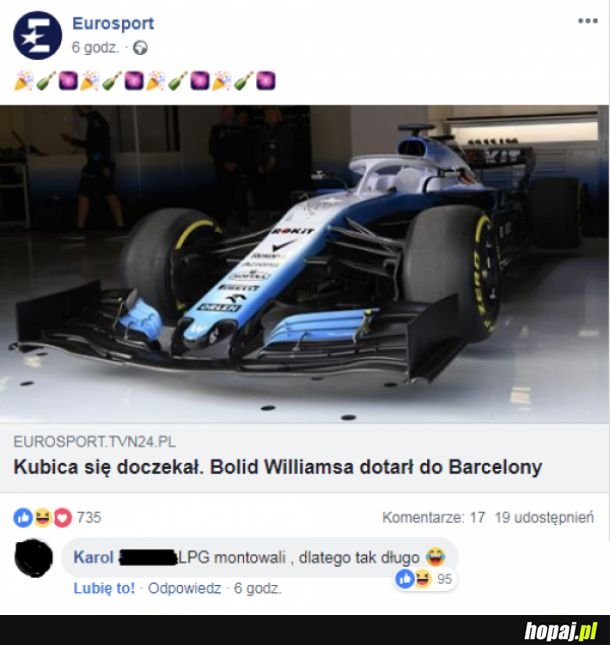 Bolid Williamsa 