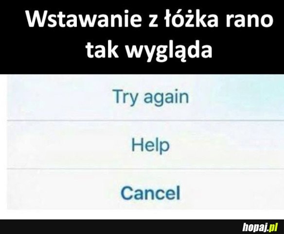 WSTAWANIE Z ŁÓŻKA