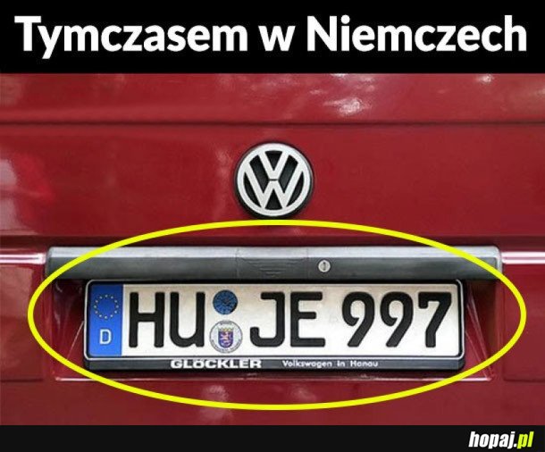 NIEMIECKA REJESTRACJA