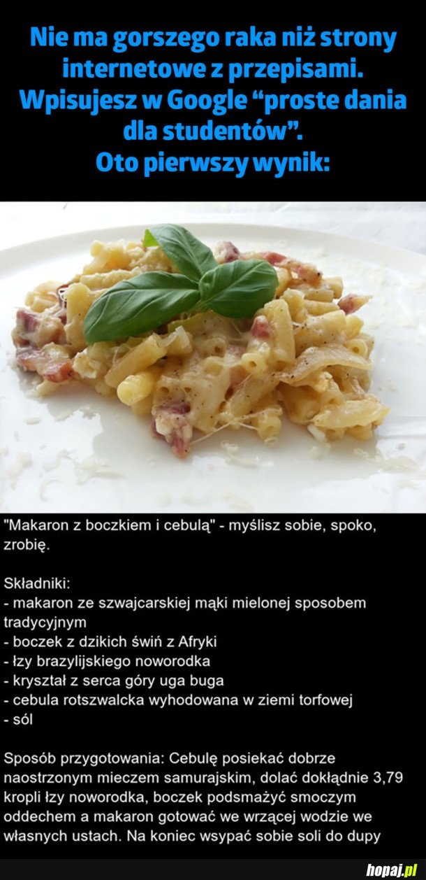 DANIE DLA STUDENTÓW
