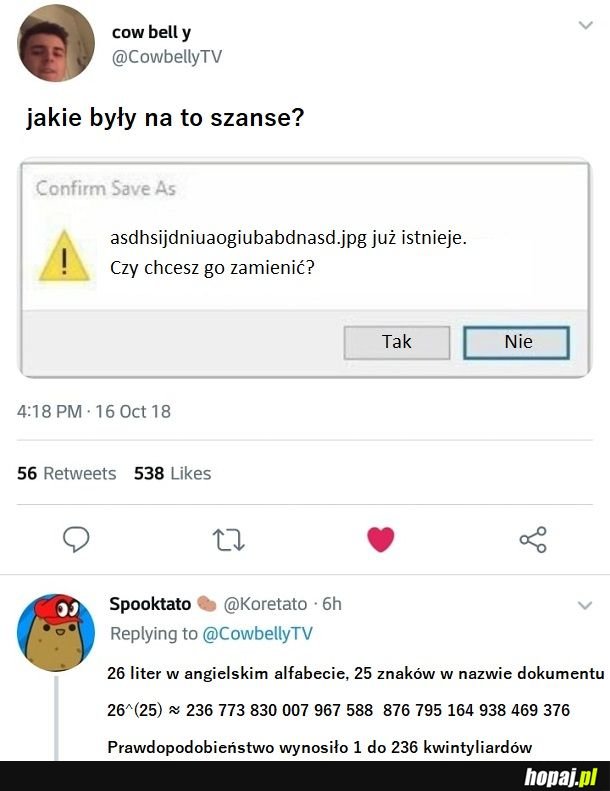 Pech czy szczęście?