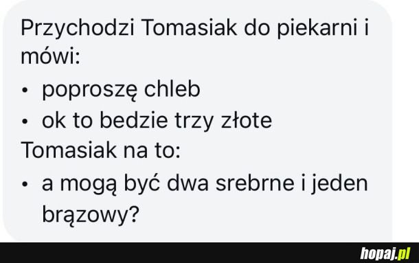 Kawał o Tomasiaku