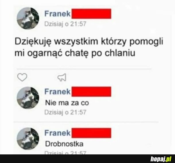 Podziękowania dla wszystkich