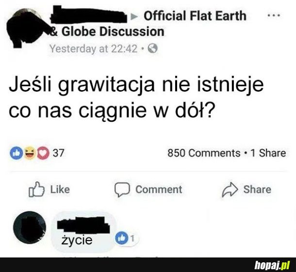 Ciągnie w dół