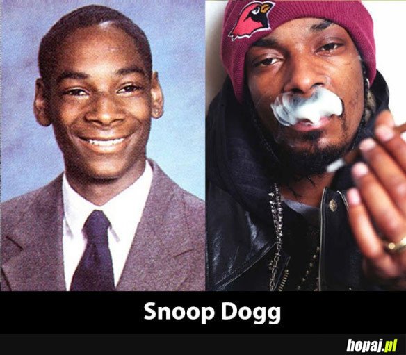 Snoop w szkolnym albumie