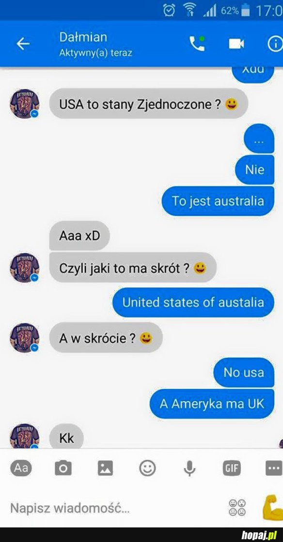 Damian taki jest...