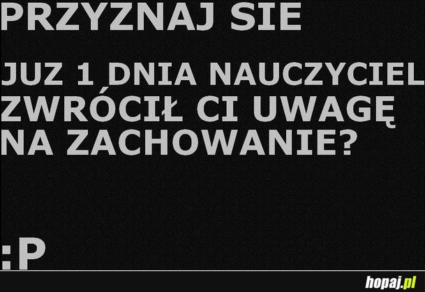 Przyznaj się