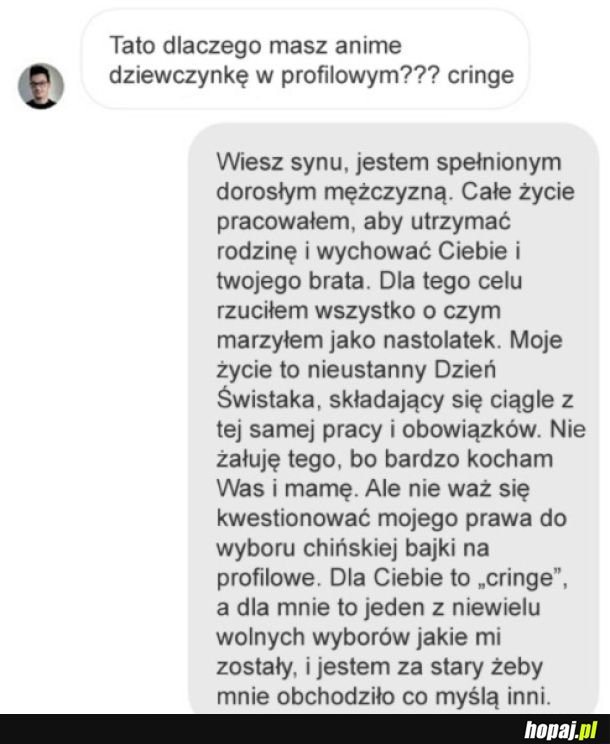 Żaden cringe