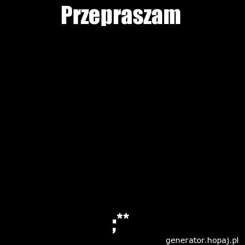 Przepraszam