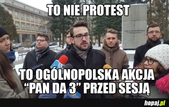 PROTEST STUDENTÓW